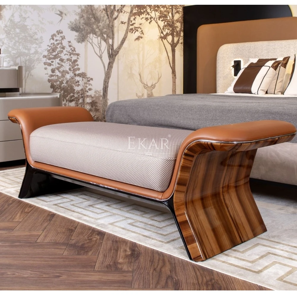 product aura rest stool   luxe bed bench ottoman seat-5