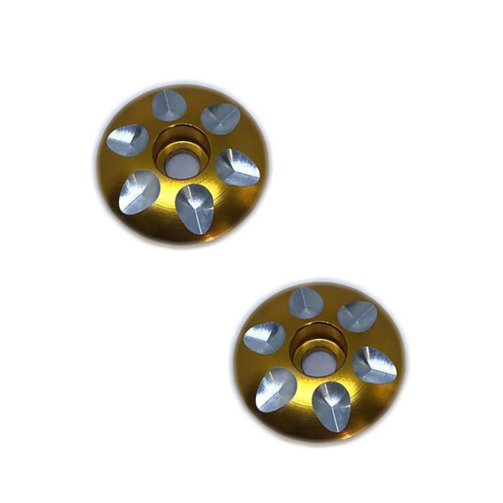 Factory Custom Cnc Turning Parts 2pcs Alloy Mountain Bike Stem Top Cap Covers Bicycle Cycling