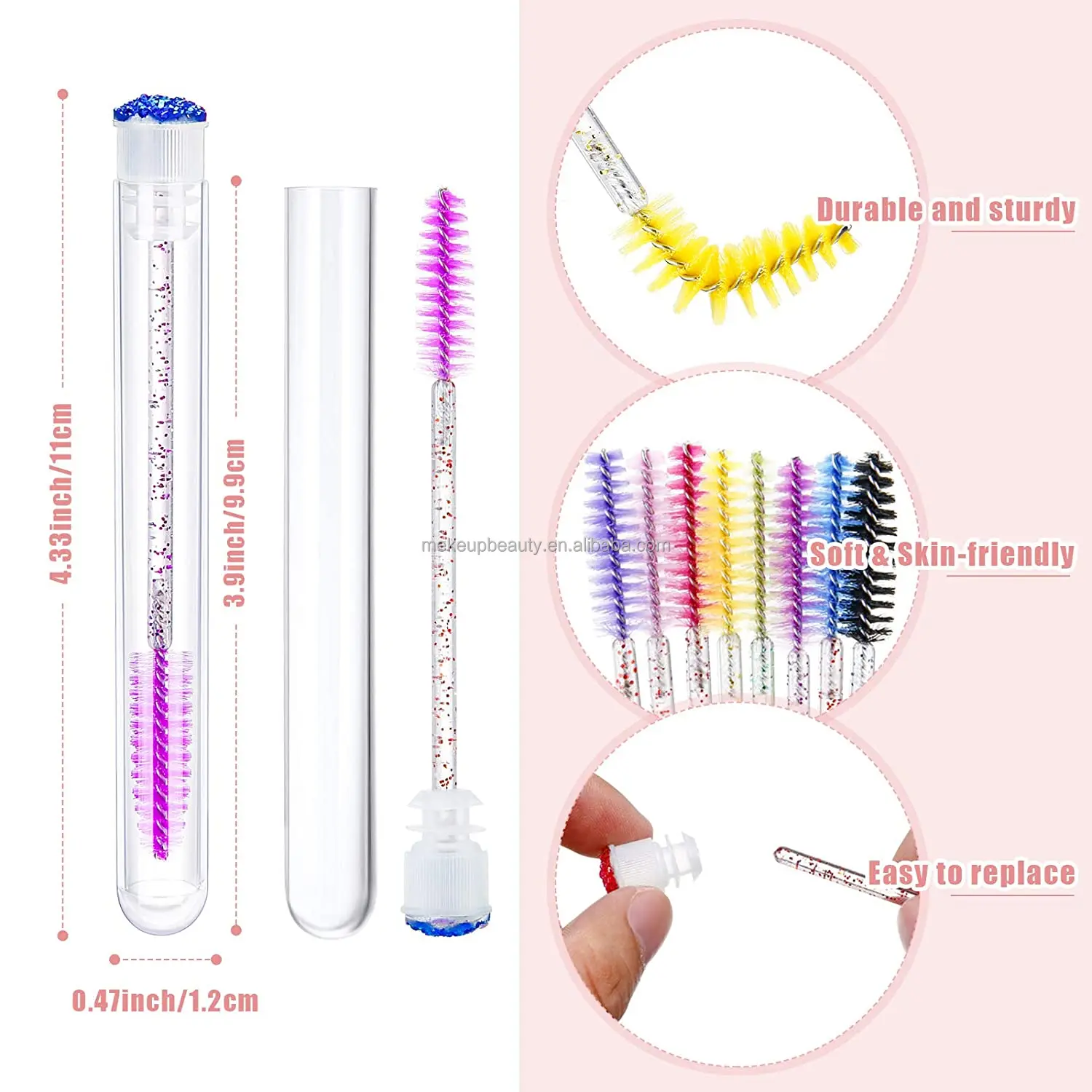 Mascara Eyelash Brushes Lash Tube Lash Applicator Disposable Mascara