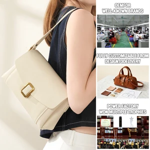 Factory Wholesale Vintage Fashion Women's Genuine Leather Waterproof Shoulder Crossbody Pillow Bag High-quality Cowhide Luxury