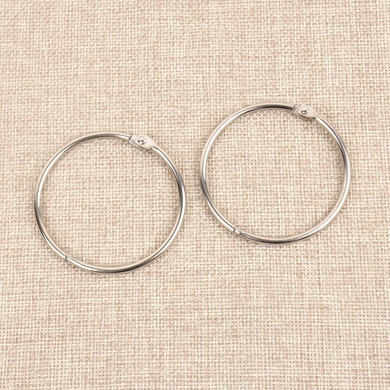 Круглый никель бумага связующего обручи книга навесное кольцо с отрывными листами кольцо для переплета