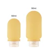 Yellow Silicone Refillable Bottle