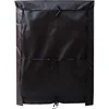 420D PU Black Full Back Drawstring Style