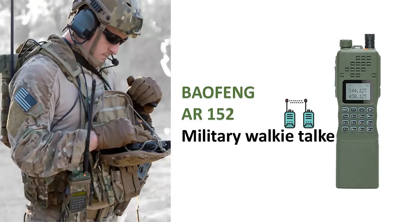 Best Baofeng Ar-152 Walkie Talkie Dual Band 12000mah Two Way Radio ...