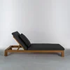 Teak Chaise Lounge Model C