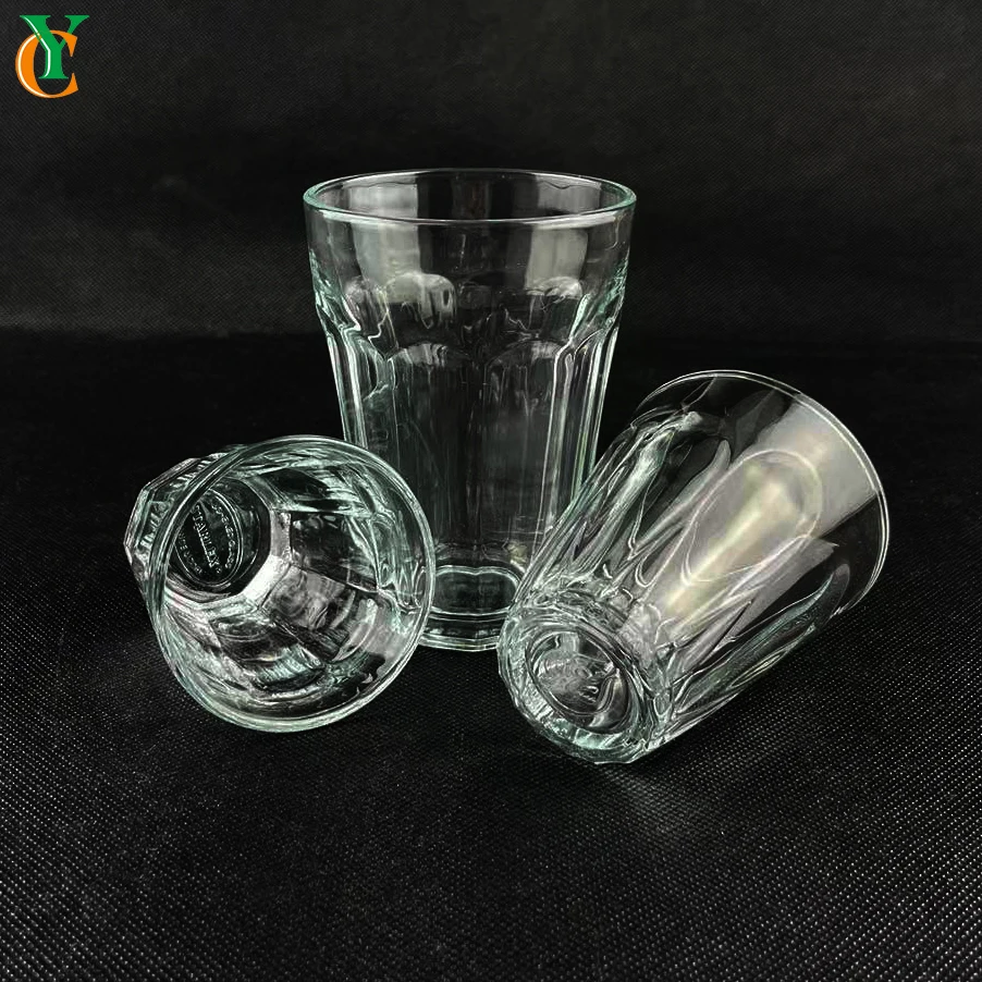 100ml 140ml 240ml clear Round Glass Cup 3OZ 5OZ 8OZ New Style for Boba Tea Whisky Water Wine Cup
