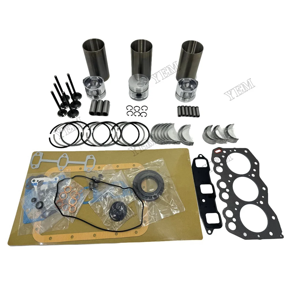 For Yanmar 3TNE68 Overhaul Rebuild Kit Engine Part Engine Piston Ring Gasket 2