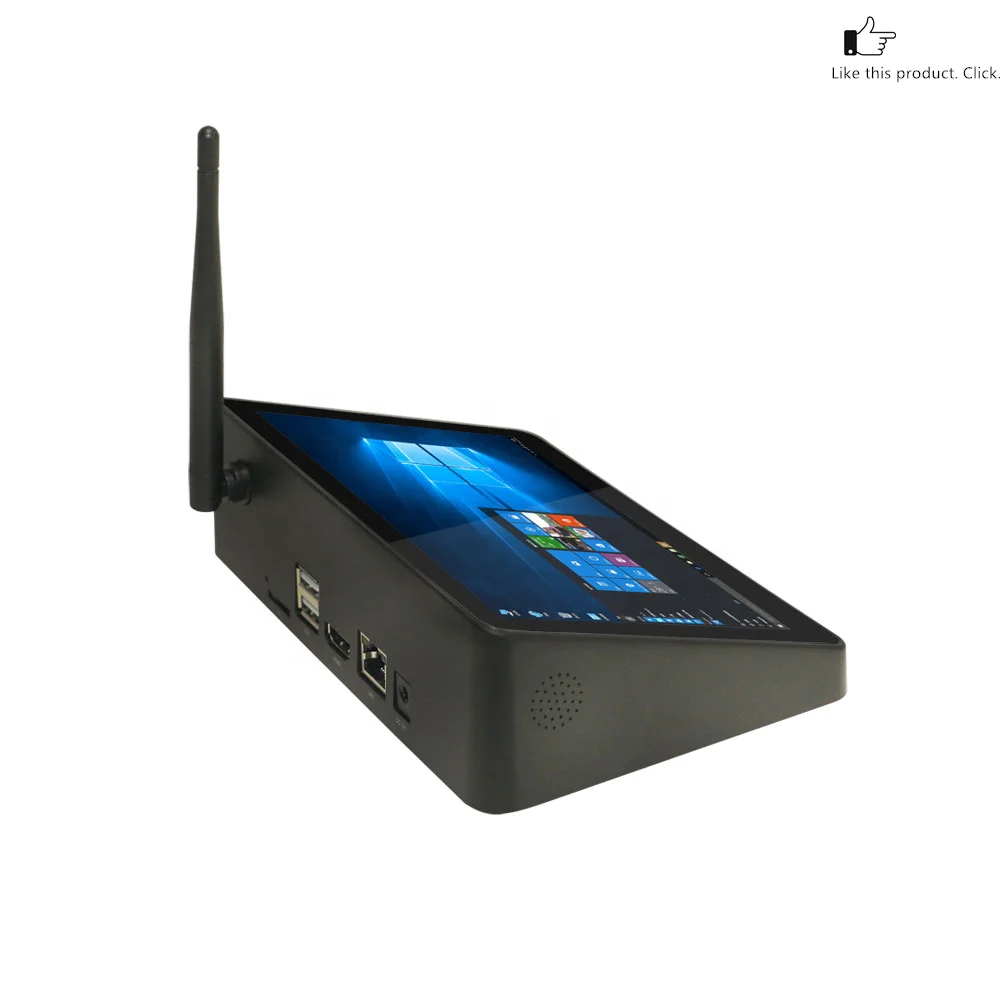 
Дешевый портативный безвентиляторный oem дисплей ethernet USB порты брандмауэр win 10 Мини ПК настольный компьютер 