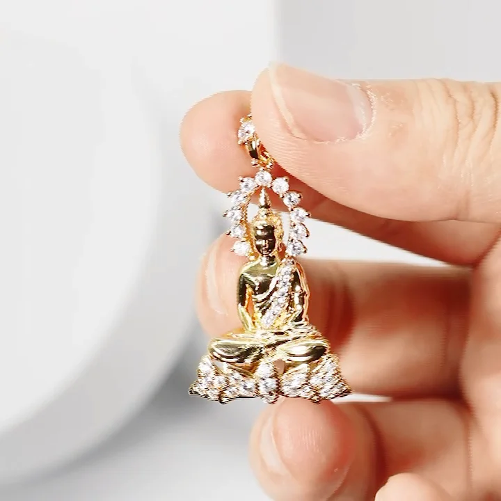 Buy Buddha Gold-plated Necklace,Buddha 