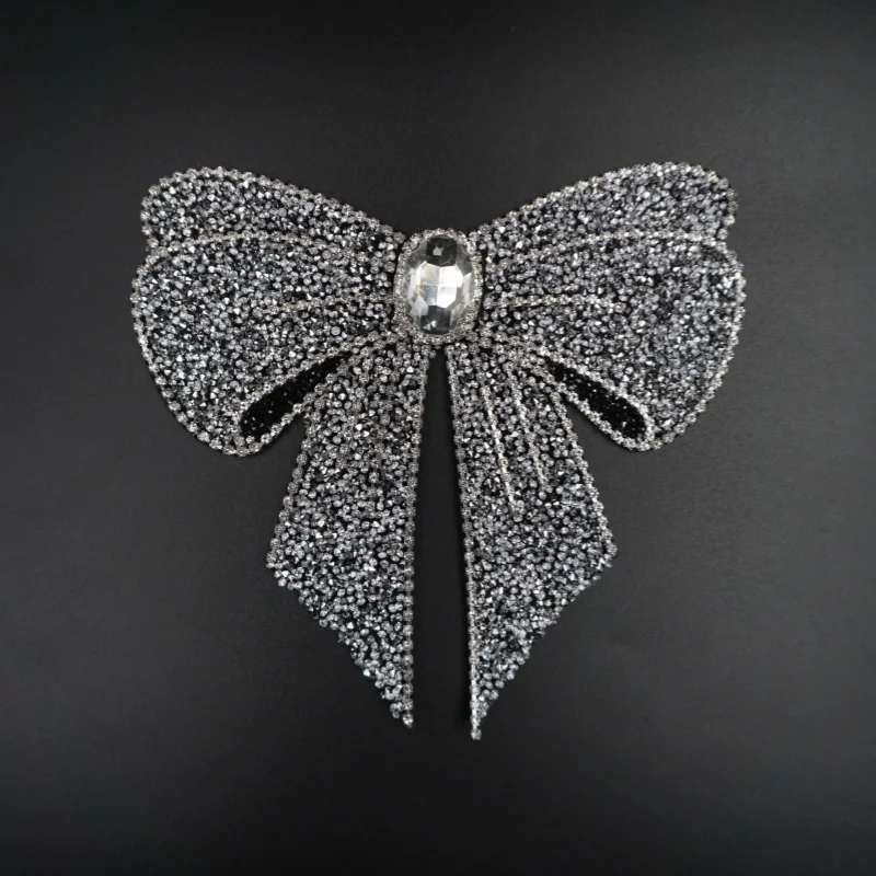 New Alphabet Pearl Rhinestone 3D DIY Patch embroidery applique badge Initial Letter Patches for Sewing on Hats