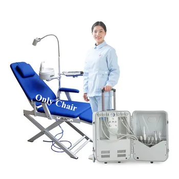 New Foldable Portable Spa Clinic Office Use Foldable Dental Chair Ecuador Spares Teeth Whitening Portable Dental Chair