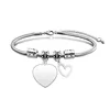 Heart oblique silver