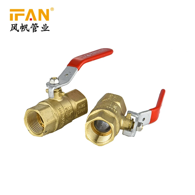 Brass Ball Valve Cw617 Forged Brass Ball Valve 1/2'' - 2'' Valves For Water Gas Oil