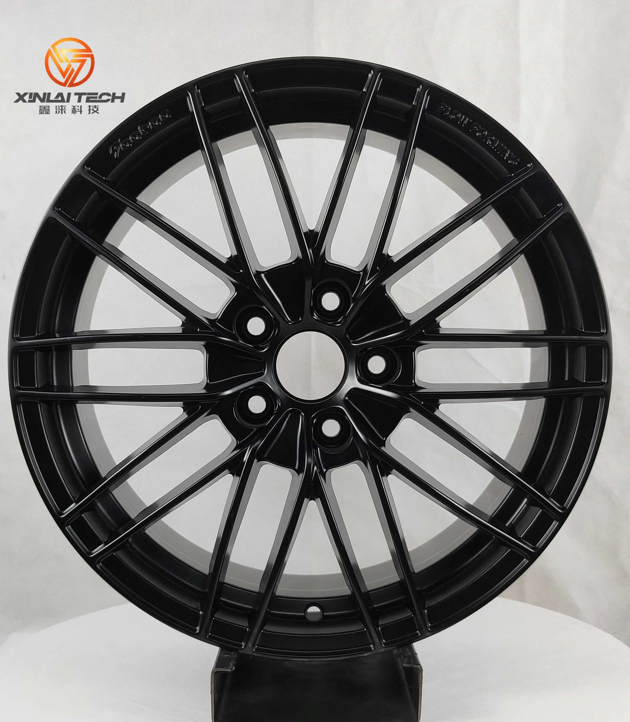 XINLAI Customizable 20X8.5 5X112 Flow Forming Casting Wheels Matte Black Multi Spoke Factory Direct New for Benz - Image 1