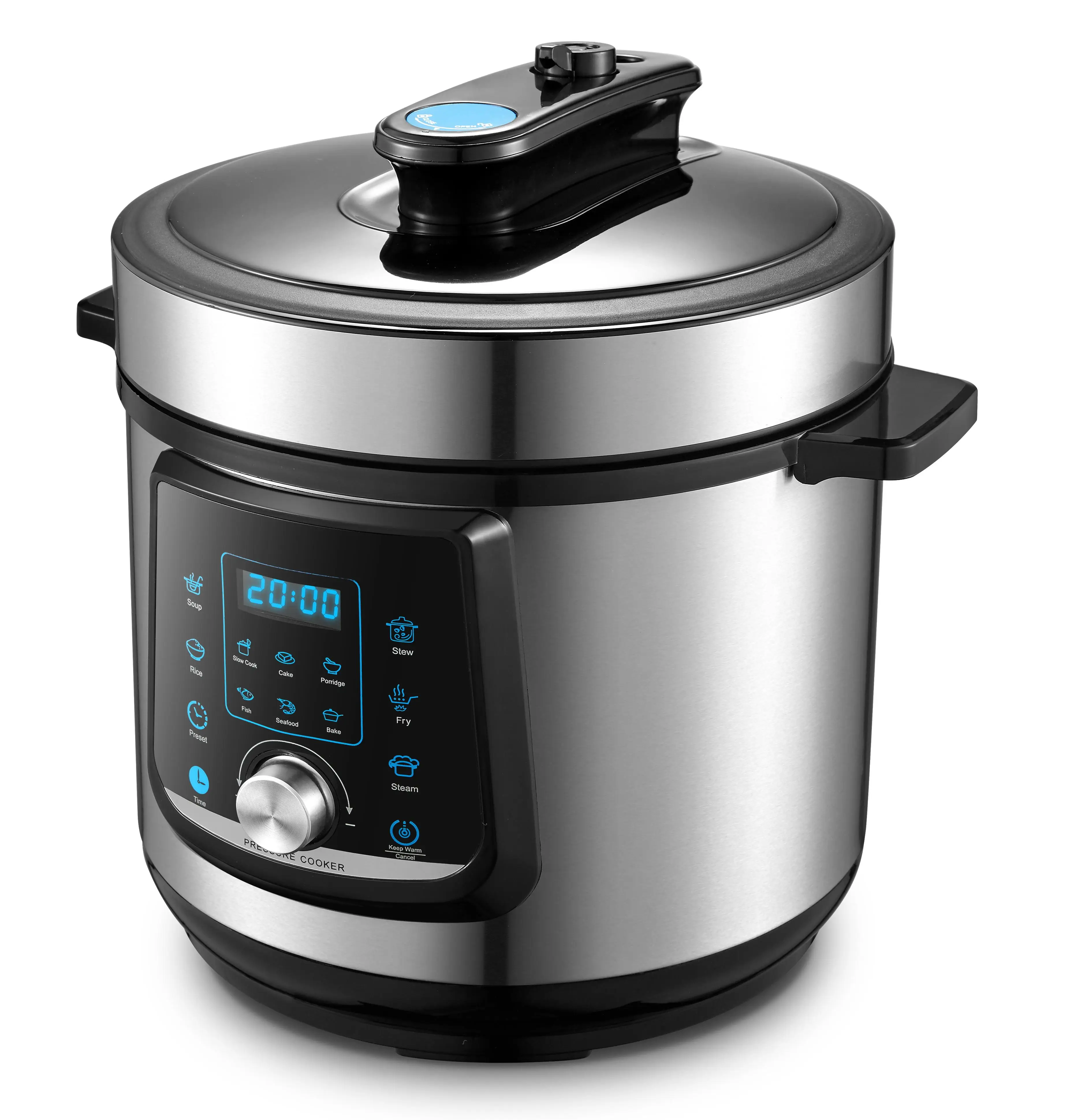 Electric Pressure Cooker One-Touch Control Stainless Steel Smart Multi-Cooker Pressure Cooker