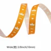 Orange Crown Pattern, 10 Yards Per Roll