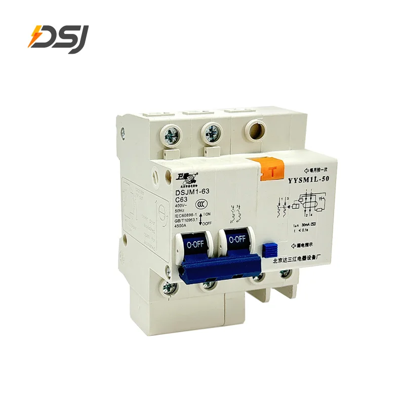 Rcb Circuit Breaker Switch for Ac Miniature Circuit Breakers 4Pole Electric Solar Dc Breaker Circuit Applications