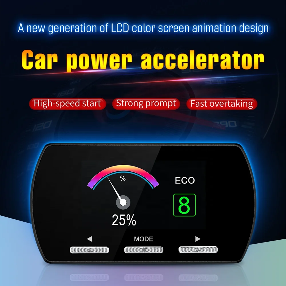Throttle Controller F2 Speed up 9 Level 14 Modes Control Auto Throttle Device Accelerator Power Lock Function for Cars