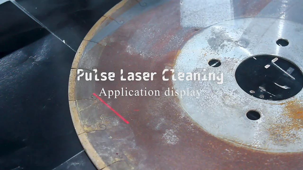 Pulse Laser Cleaning Machine 200w For Paint Oil Manufacturer Sells