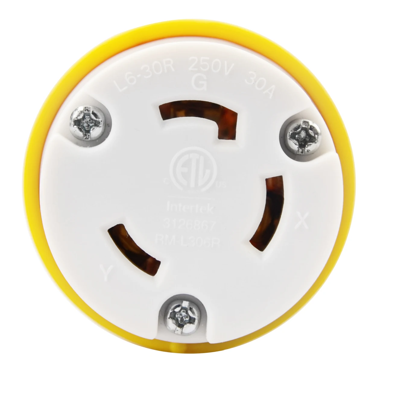 Electrical Cable Grounding Locking Connector Nema L6-30r Socket With