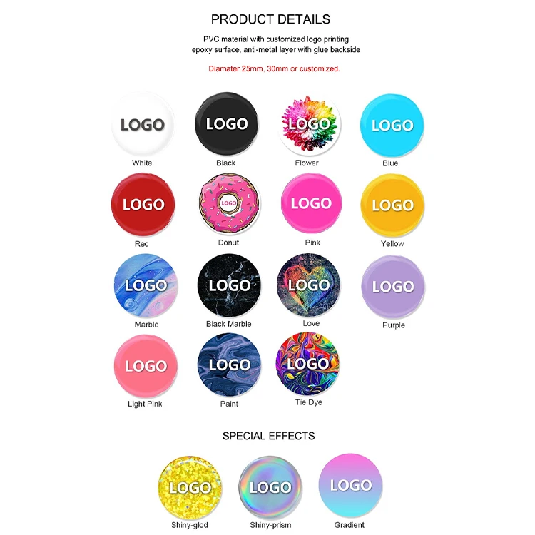 Instagram Share Stickers Coin Labels Rfid Epoxy Nfc Tag Digital Business Card NFC Tag