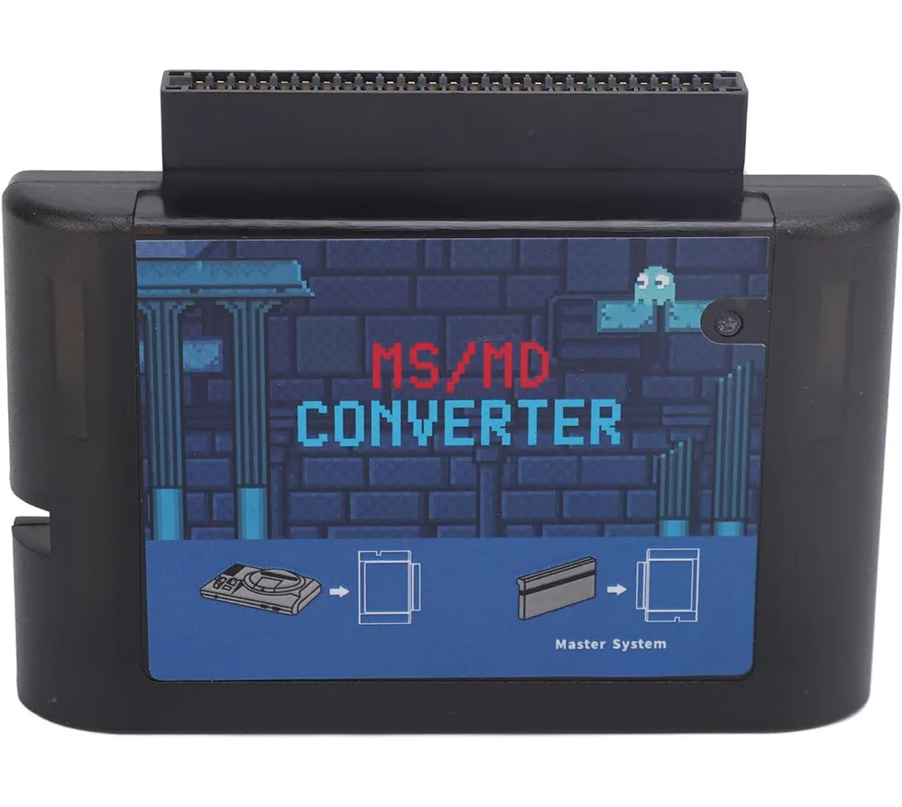MS to MD Game Card Converter MS/MD Converter Game Video Cassette Adapter for Retron 5 3 2 for Sega Mega Drive Genesis