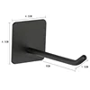 Black-135-degree elephant trunk hook
