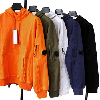 CP Overalls Hoodie men's and women's 100% cotton casual outdoor pullover hoodie sweatshirt plain jacket