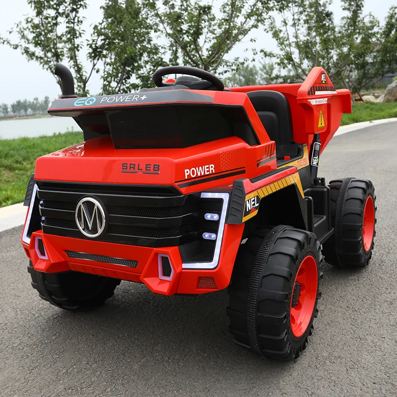 12v Battery Kids Ride on Dump Truck With Electric Bucket for sale online 