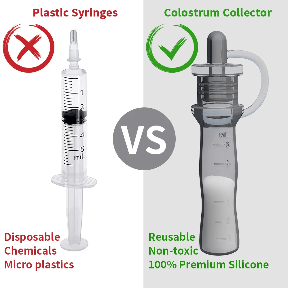 Collectors Breast Milk Syringe Silicone Colostrum Collector Set Buy