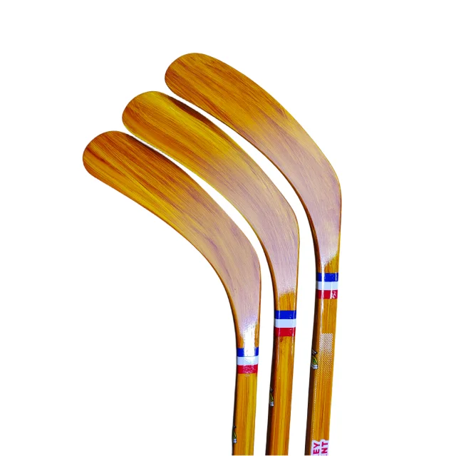 Wood Painted Carbon Fiber Hockey Stick, 375G High-quality Hockey Stick, 100% Carbon Fiber Hockey Stick