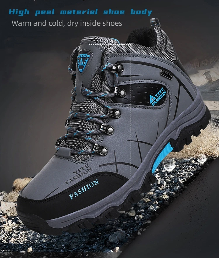 Winter Hot Selling High Quality Men Outdoor Hiking Shoes Sports Walking ...