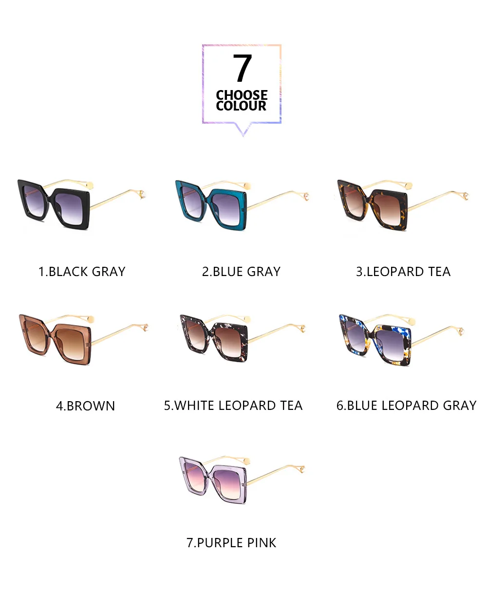 Pearl Inlay Cat Eye Frame UV400 Protection Glasses 2024 Hot  display picture 1