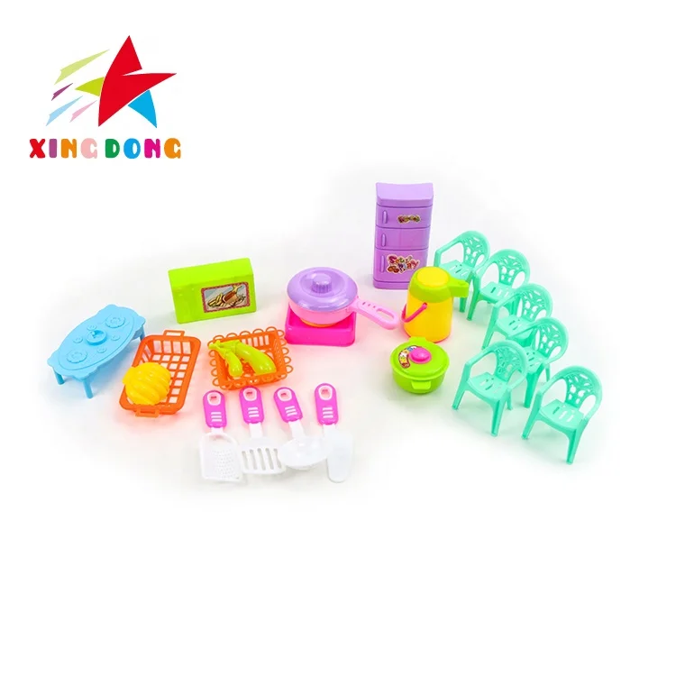 Cheap Cute Pretend Play Toys Educational Simulation Kitchen Cooking Tableware Play Set