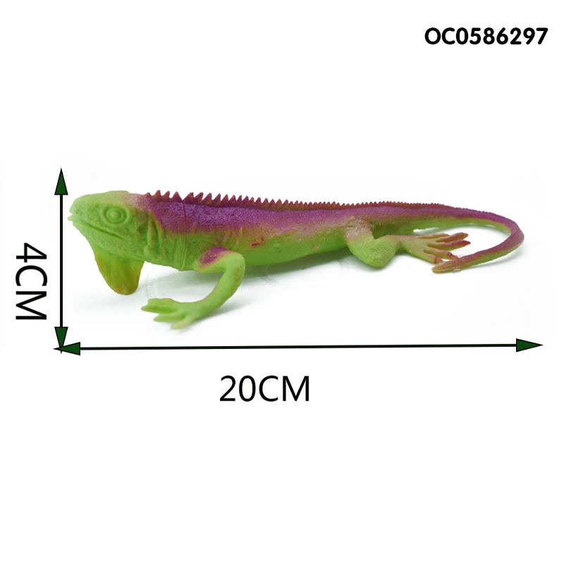 Kids Interesting Simulation Different Colorful Small Rubber Lizards Toys