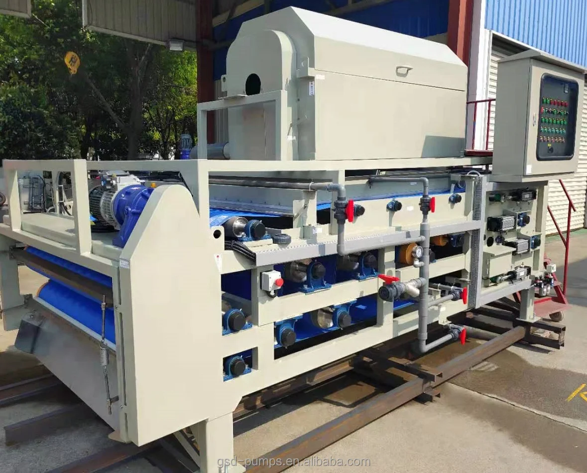 GSD Automatic Sludge Dewatering Machine Belt Filter Press