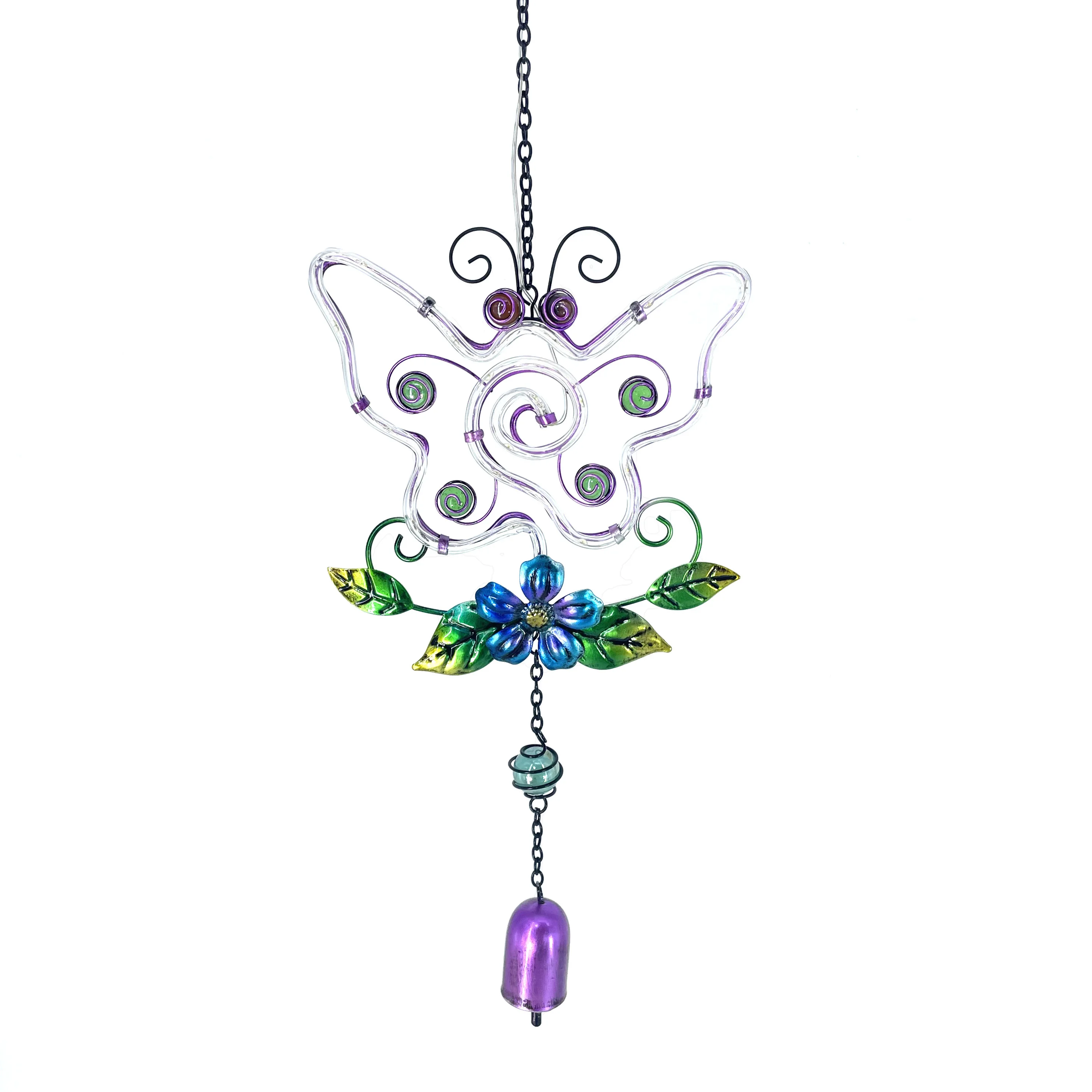  Metal   Hanging Butterfly Outdoor Solar Lights 