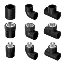 Factory hotsale polyethylene pipe welding hdpe electric fusion PE pipe fittings with thread