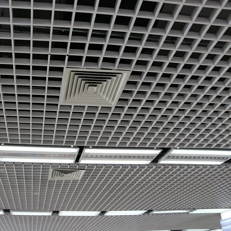 Потолок решетка фото Modern Custom-Made Waterproof Aluminum Grid Tubular Metal Ceiling Decoration Out