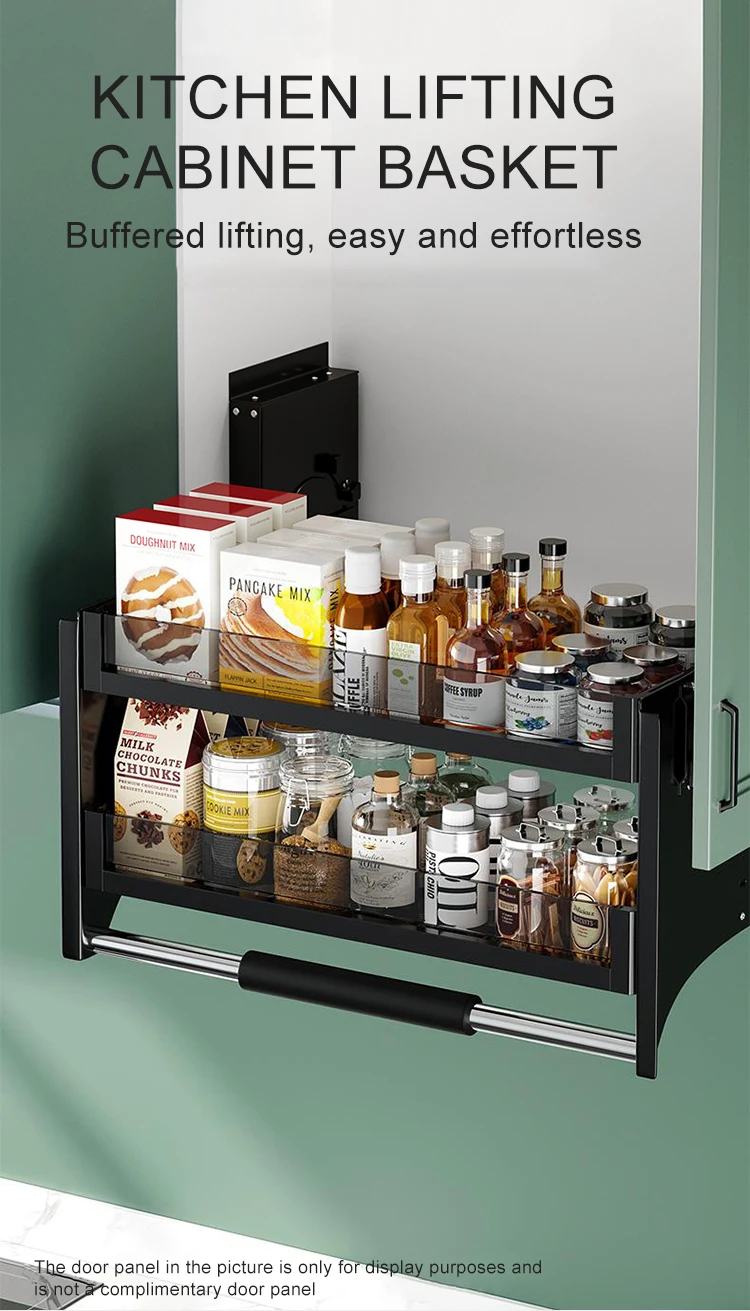 Kitchen Elevator Basket Pull Out Kitchen Organizer Basket