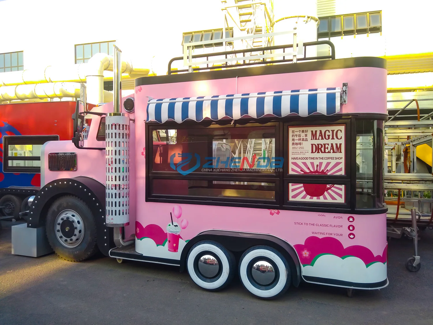 Mobile Food Cart Stainless Steel Ice Cream Carts Concession Trailer