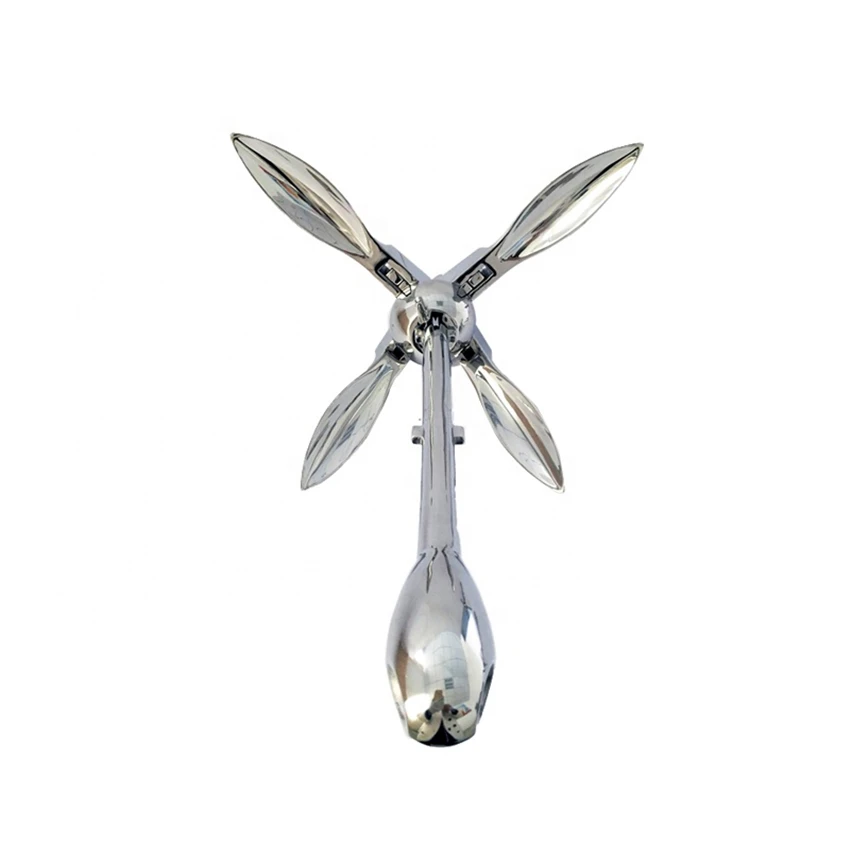 3 кг, нержавеющая сталь 316, грейнель, якорь 3 кг, складной якорь для лодки