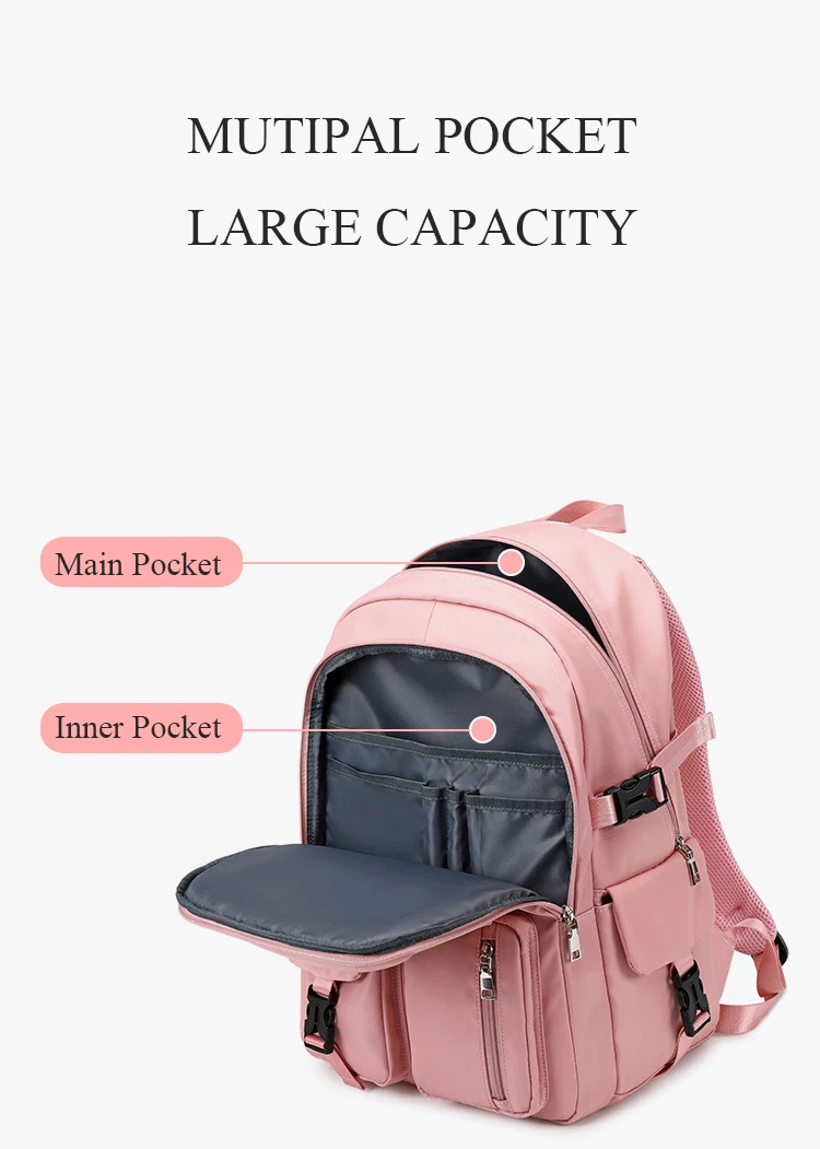 Fuliya Fashional School Bag Teens Backpack Multifunctional Daily Use ...