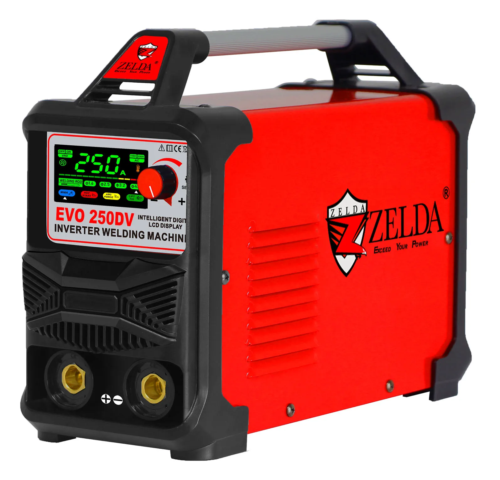 ZELDA 250A Portable MMA Inverter ARC Welder - Manual Stick Welding