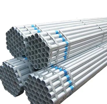 High Quality EN ASTM Hot Dip Galvanized Round GI Pipe Pre Galvanized Hollow Steel Pipe