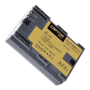 FB-CAPTOR-S-LP-E6N(V) 2000mAH Professional New Upgrade hd Power 4k Camera Ip Battery detail image