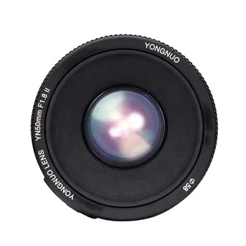 YONGNUO YN50mm 50MM F1.8 II Large Aperture Auto Focus Lens for Bokeh Effect Camera Lens for 70D 5D2 5D3 600D DSLR detail image