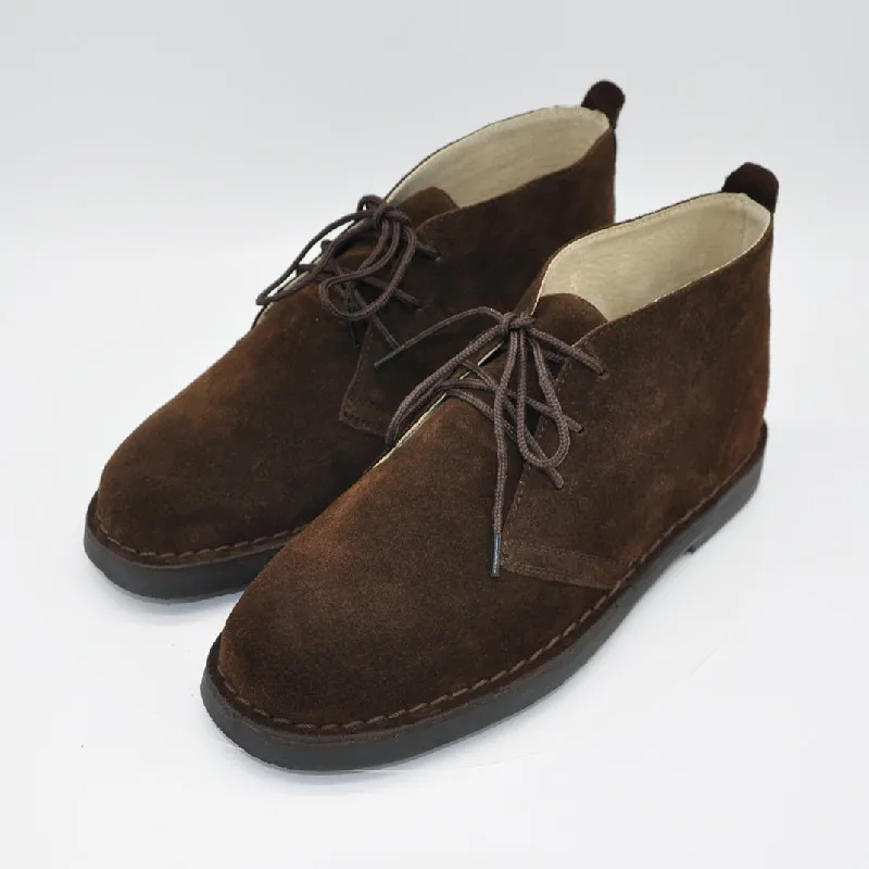 Fashion Lace-up Suede Leather Desert Boots For Man Real Leather Chukka ...