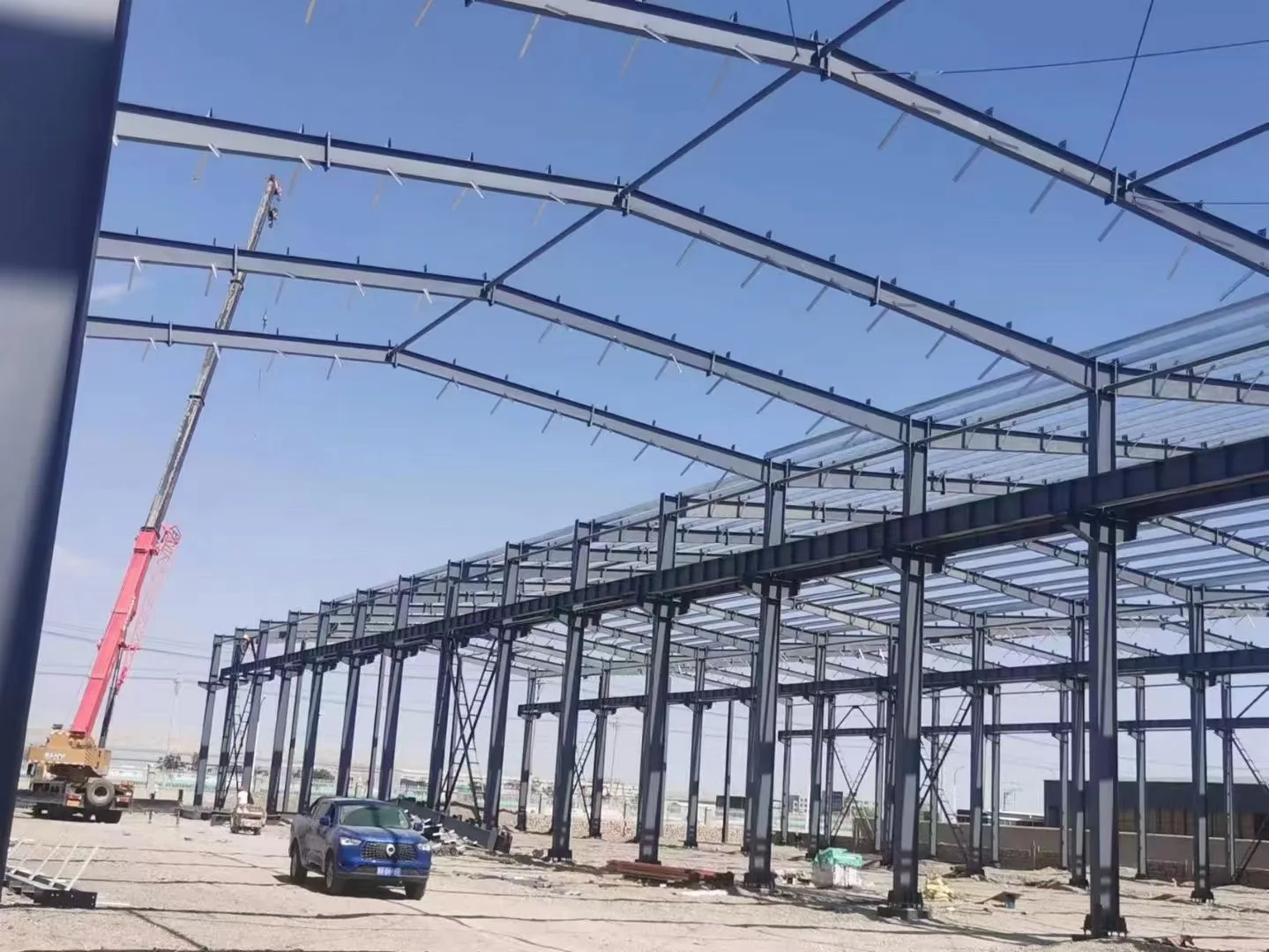 Metal Building Metal Steel Structure Building Frame Warehouses Workshop ...