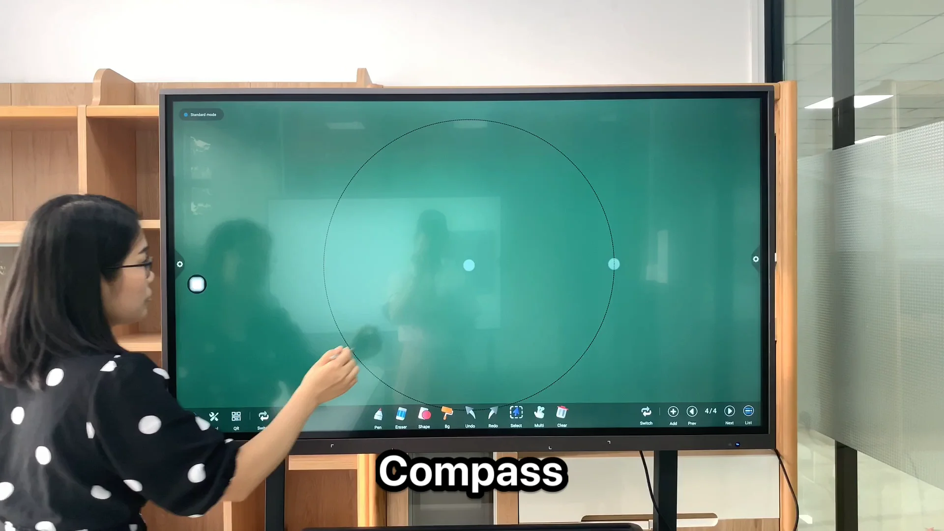 Digital Whiteboard Smart Panel 75 Inch Digital Board Uhd Interactive